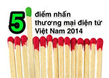 5 điểm nhấn nổi bật của thương mại điện tử Việt Nam năm 2014 